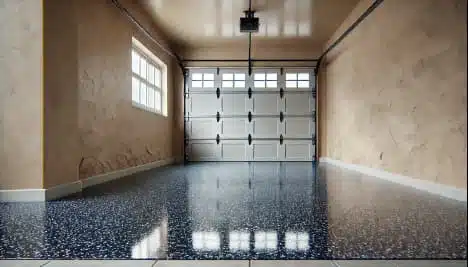 Gloss Epoxy Flake Garage Floor